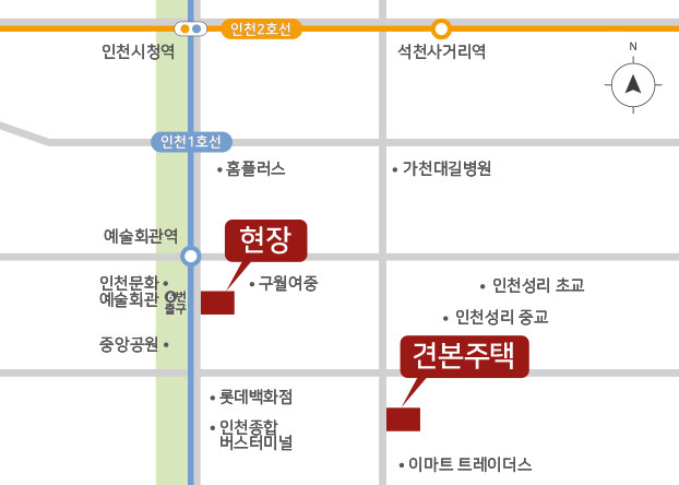 현장 약도
